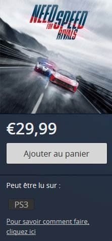 Need for Speed Rival offre
