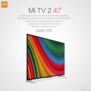 xiaomi new mi tv 2 1