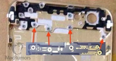 iphone 6 logic board screw holes