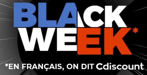 Black Week Cdiscount logo