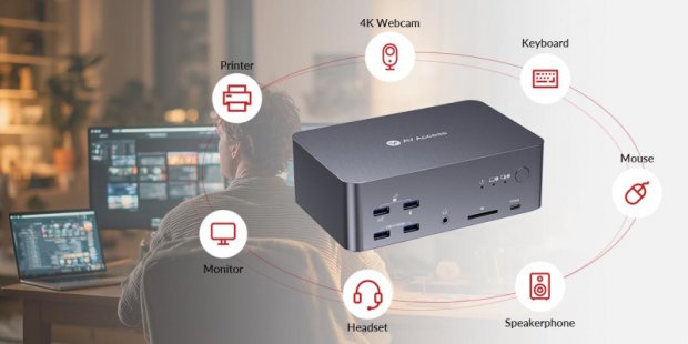 AV Access iDock B23 KVM Switch Docking Station 2