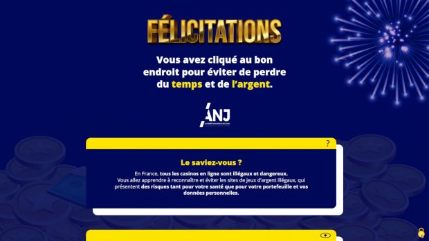 casinos ligne message anj