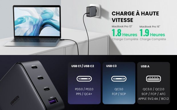 ugreen chargeur rapide 1