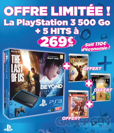Pack PS3 jeux micromania offre limitee 29.11.2013.