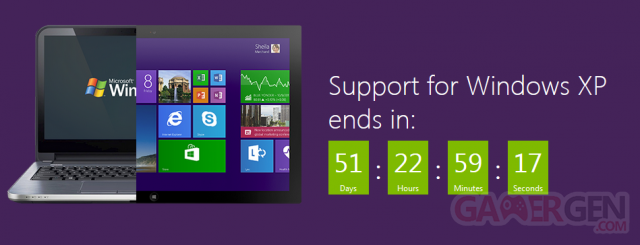 Adieu Windows Xp, tu va nous manquer