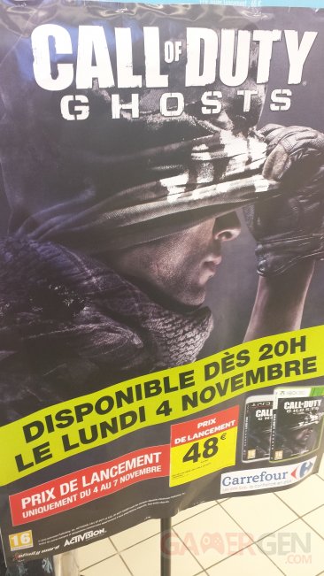 Call of duty ghosts carrefour promo