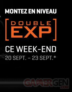 double xp call of duty black ops II 20 sep 2013