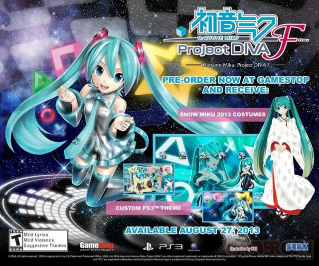 hatsune miku project diva f gamestop precommande 30.07.2013.