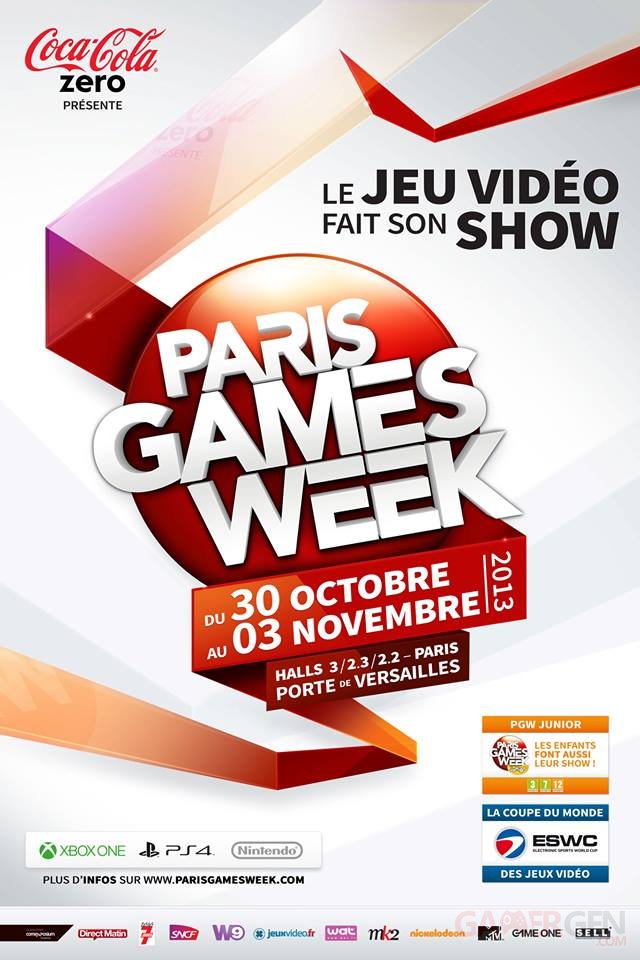 paris games week 2013 affiche