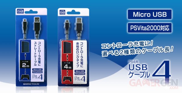 PlayStation PS4 accessoire japon cable USB 22.01.2014  (33)