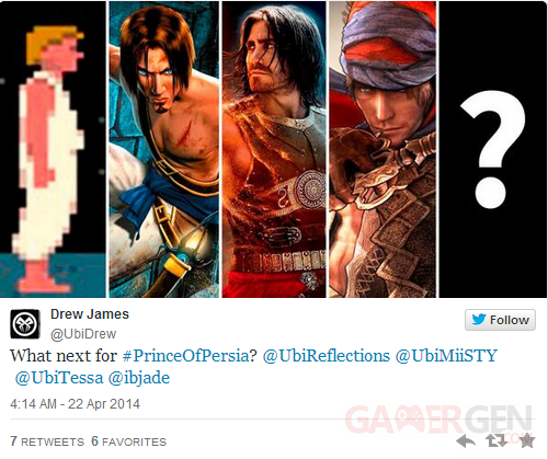Prince of Persia Twitter Ubisoft