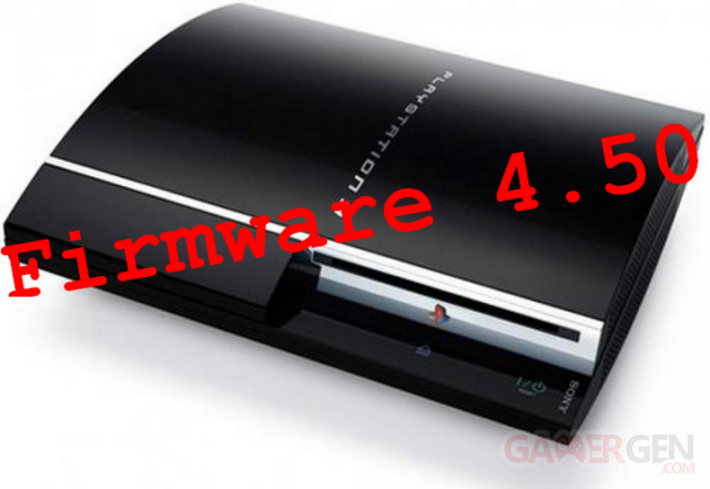 ps3 firmware update mise a jour 4.50