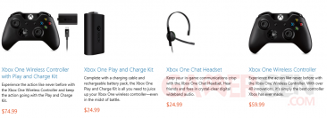 Xbox one accessoires reservations microsoft store