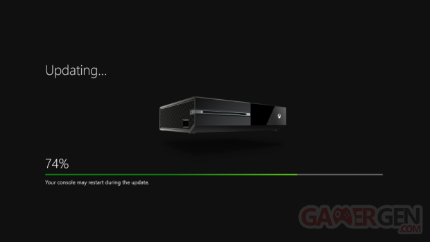 xbox one Mise jour update systeme