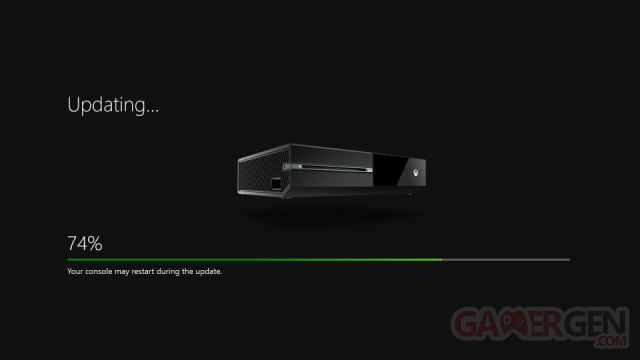xbox one Mise jour update systeme