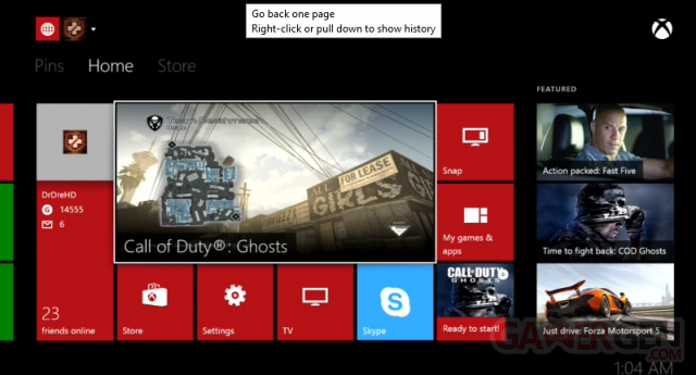 Xbox One Screens dashboard 5